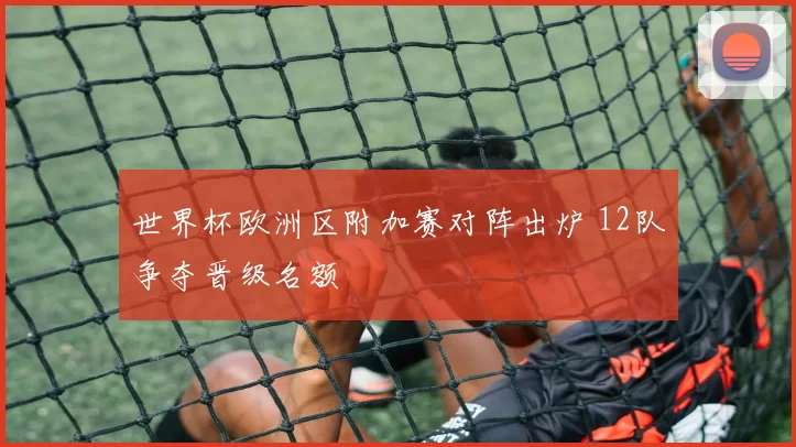 世界杯欧洲区附加赛对阵出炉 12队争夺晋级名额